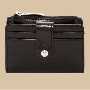 HOBO Val Indexer Leather Card Case in Black, never used